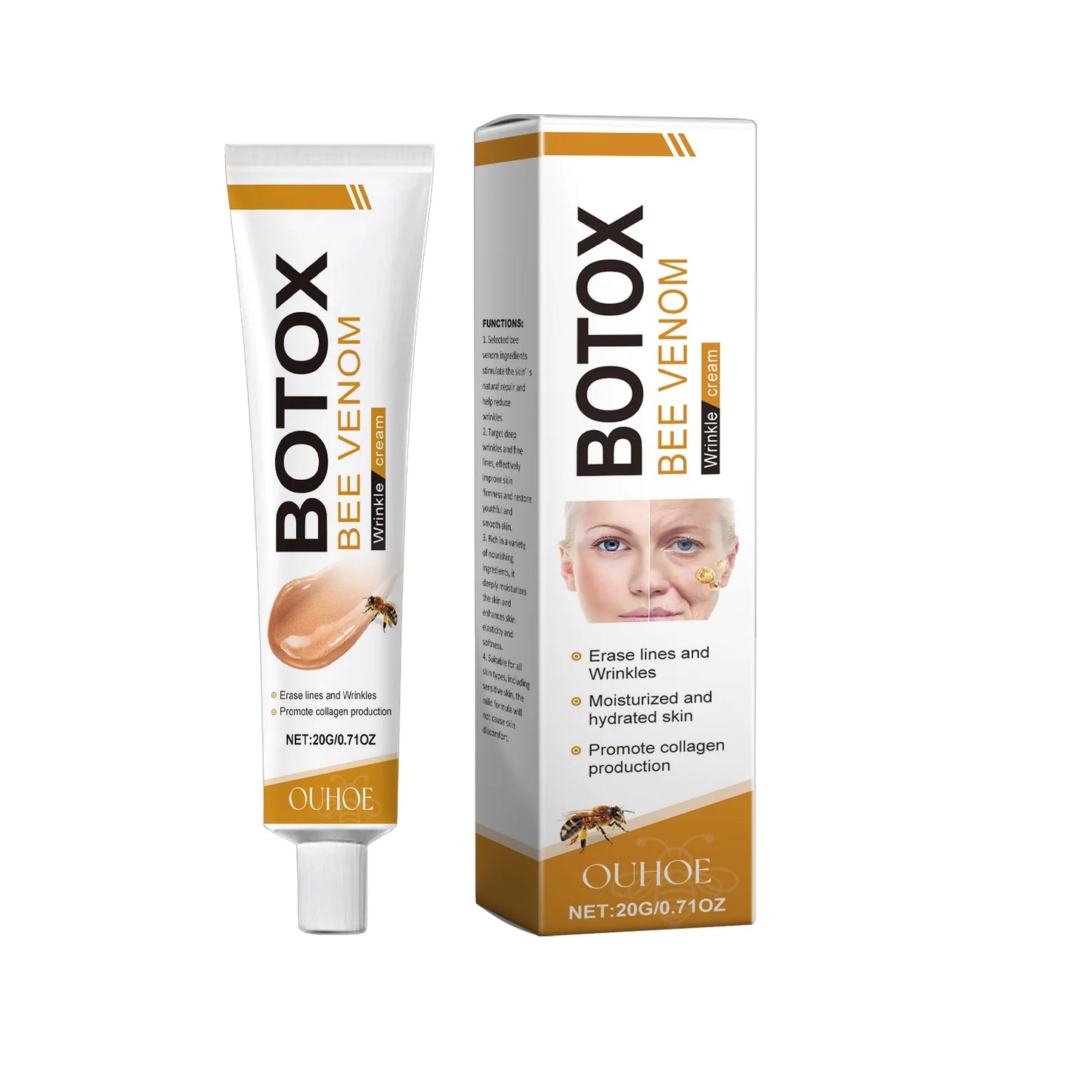 Bee Venom Anti-Age Cream – Synbart Slätare Hud