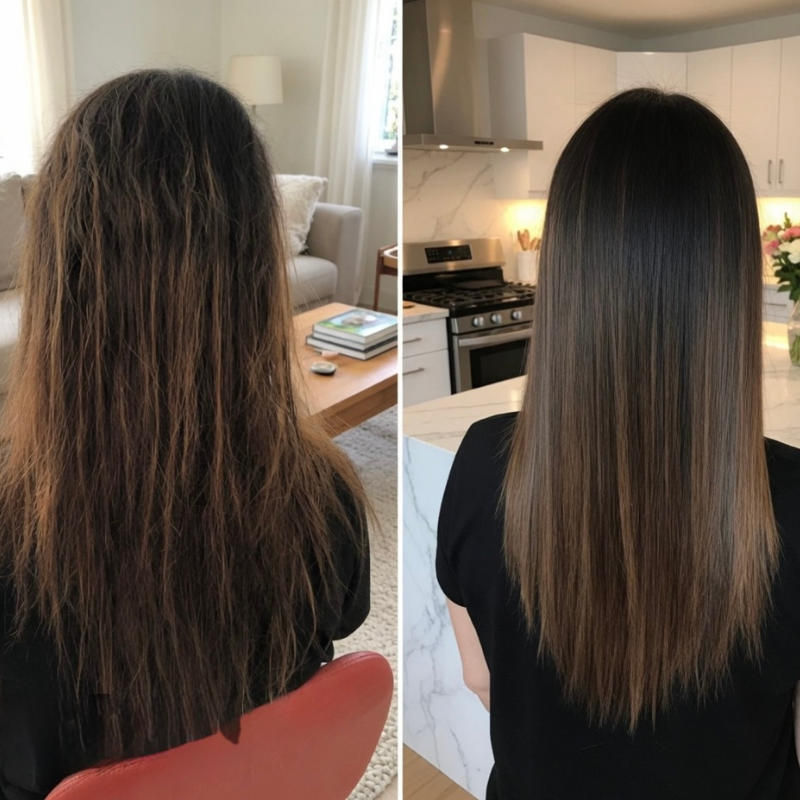 NovaTrim™ – Klipp slitna toppar själv ✂️