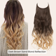 Dark Brown Sand Blond Reflection