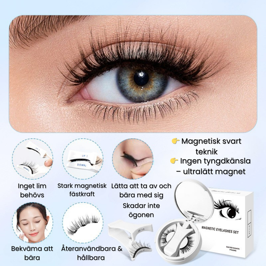 Magnetiska Lösögonfransar – Naturlig Elegans utan Lim