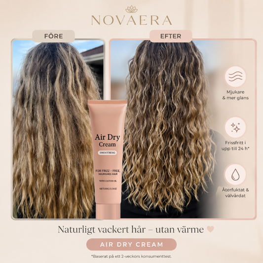 NovaAir™ Air Dry Cream – Slätt, mjukt och frissfritt hår utan hårfön och värme