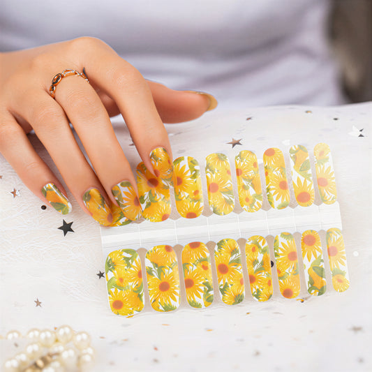 Fabrikpreis, neue individuelle Nagelaufkleber, niedliche Muster, Gel-Nagelaufkleber, Full Cover Nagellack-Wraps