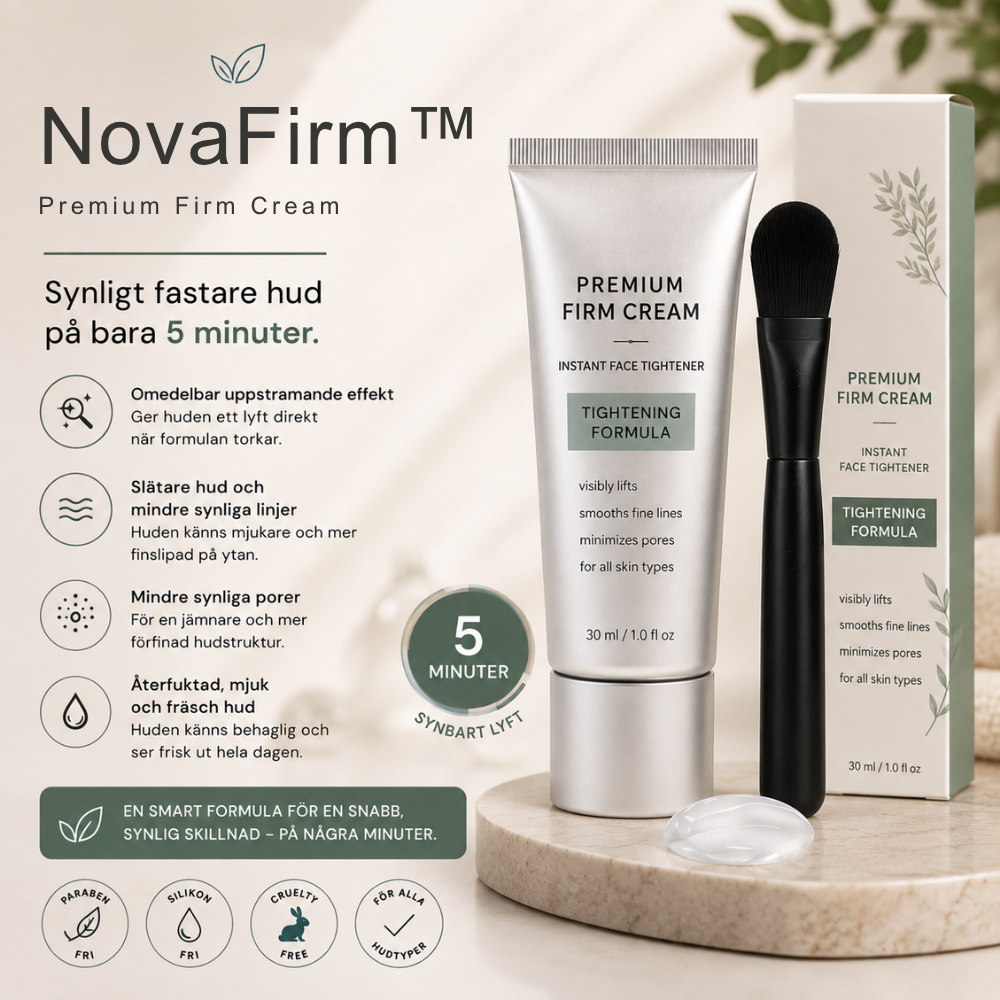 NovaFirm™ Premium Firm Cream – Ansiktsuppstramning på 5 minuter