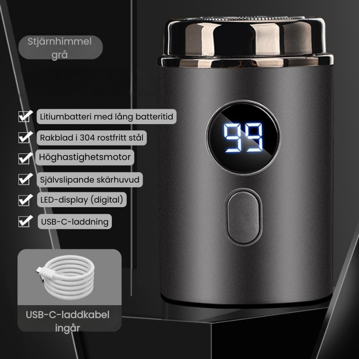 SmoothGo™ – Uppladdningsbar rakapparat för ansikte & kropp - Unisex