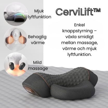 CerviLift™ – Premium Nackmassagekudde med Värme & Lyftfunktion